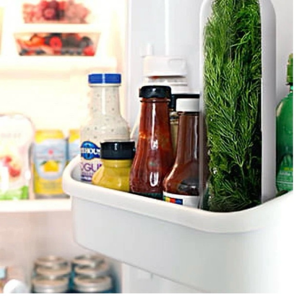 White Plastic Herb Food Storage Container (3 Count) NWT - Picture 9 of 11
